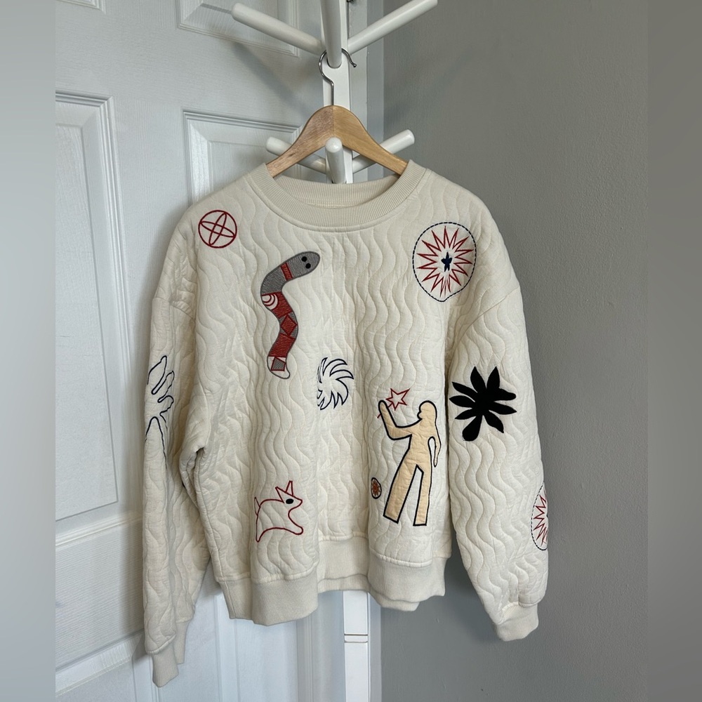 Zara Embroidered Sweater